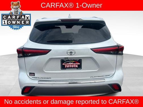 Wind Chill Pearl 2022 Toyota Highlander Platinum