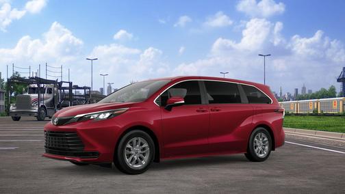 Ruby Flare Pearl 2026 Toyota Sienna LE