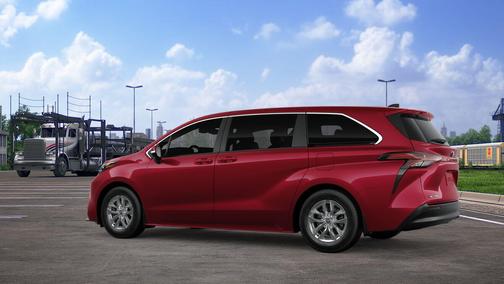 Ruby Flare Pearl 2026 Toyota Sienna LE
