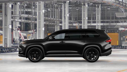 Midnight Black Metallic 2026 Toyota Highlander Hybrid Base