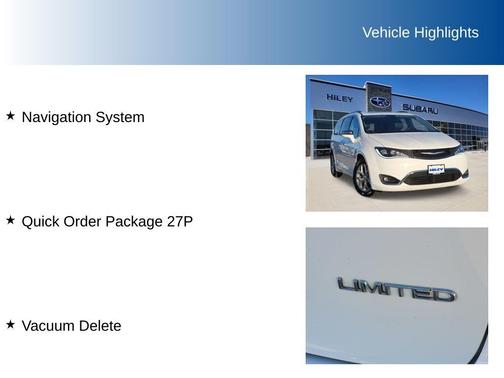 2018 Chrysler Pacifica Limited