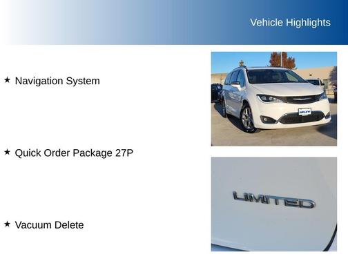 2018 Chrysler Pacifica Limited