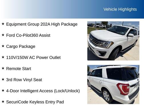 Star White 2021 Ford Expedition XLT