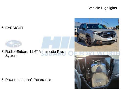 2026 Subaru Forester Sport