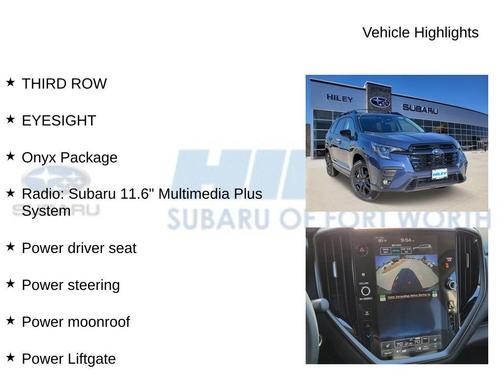 2025 Subaru Ascent Onyx Edition