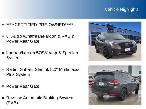 2022 Subaru Forester Sport