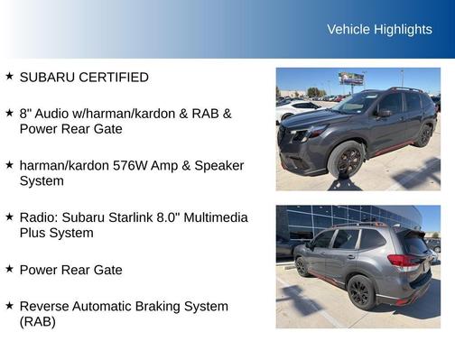 2022 Subaru Forester Sport