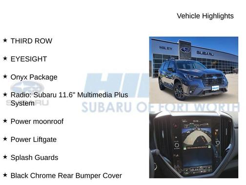 2025 Subaru Ascent Onyx Edition