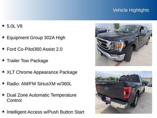Antimatter Blue Metallic 2021 Ford F-150 XLT