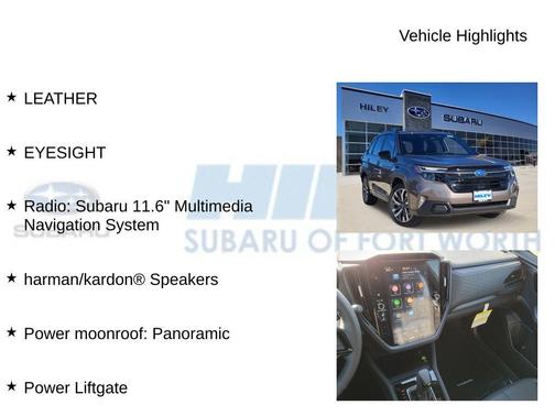 2025 Subaru Forester Touring