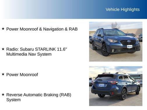 2022 Subaru Outback Onyx Edition XT