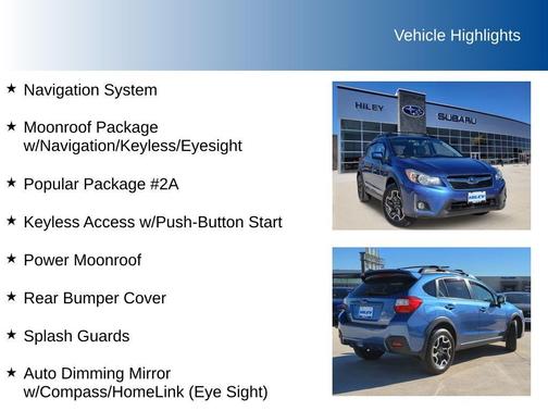 2016 Subaru Crosstrek 2.0i Limited