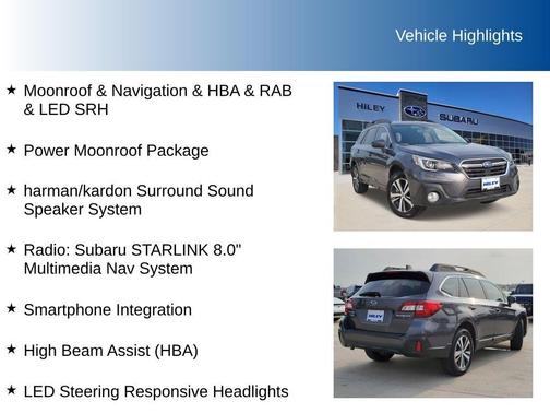 Magnetite Gray Metallic 2019 Subaru Outback 2.5i Limited