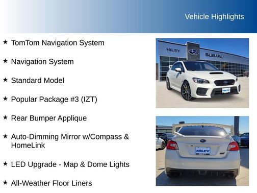 2021 Subaru WRX STI Limited w/Wing
