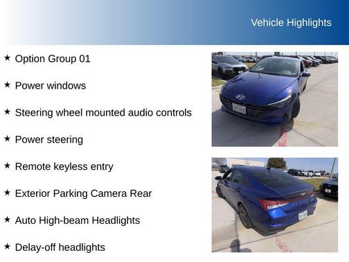 2023 Hyundai ELANTRA HEV Blue