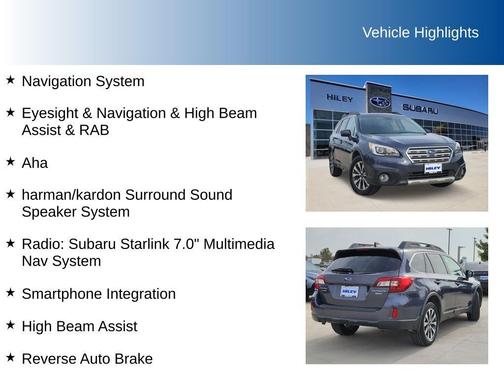 2017 Subaru Outback 3.6R Limited