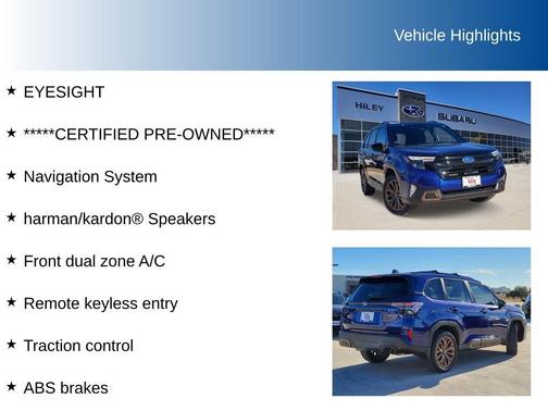 2025 Subaru Forester Hybrid Sport