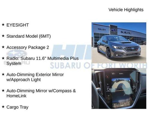 2025 Subaru WRX Premium