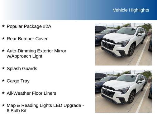 Crystal White Pearl 2023 Subaru Ascent Limited 7-Passenger