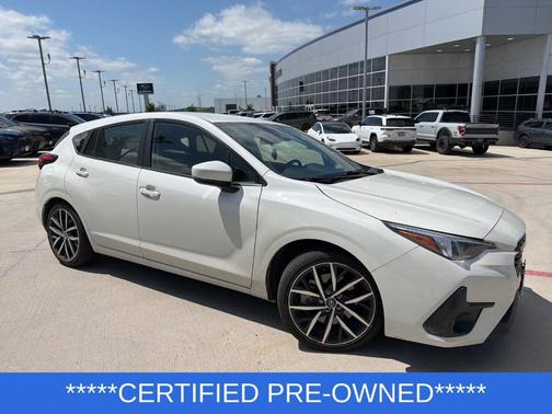Crystal White Pearl 2024 Subaru Impreza Sport