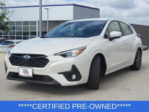 Crystal White Pearl 2024 Subaru Impreza Sport