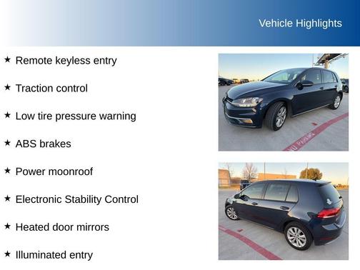 2018 Volkswagen Golf TSI SE