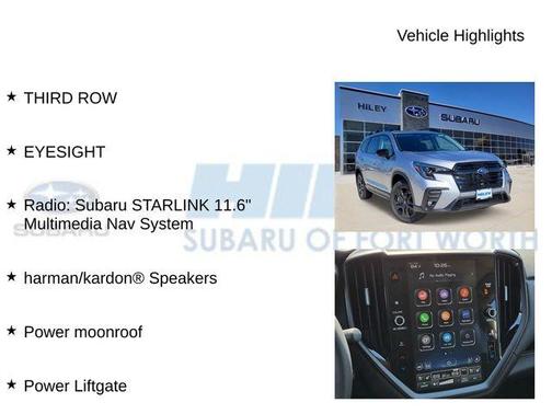 2025 Subaru Ascent Onyx Edition Touring