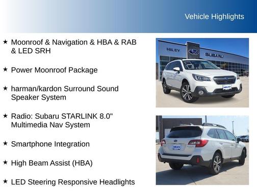 2019 Subaru Outback 3.6R Limited