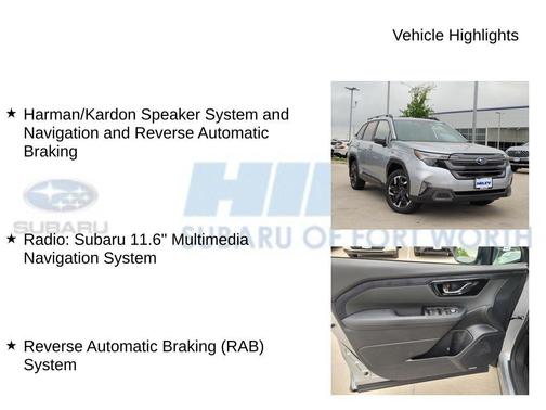 Ice Silver Metallic 2026 Subaru Forester Limited