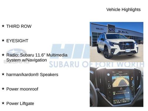 2026 Subaru Ascent Onyx Edition Touring