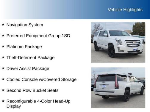 2017 Cadillac Escalade ESV Platinum