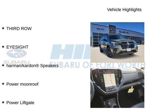 2026 Subaru Ascent Onyx Edition Touring