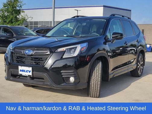 Crystal Black Silica 2023 Subaru Forester Limited