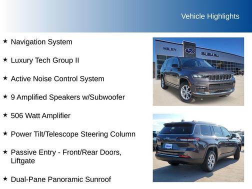 Metallic 2023 Jeep Grand Cherokee L Limited