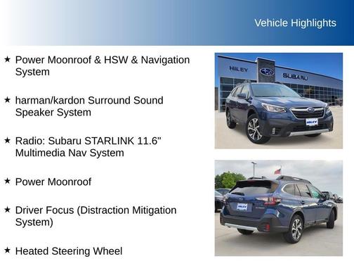 Abyss Blue Pearl 2021 Subaru Outback Limited