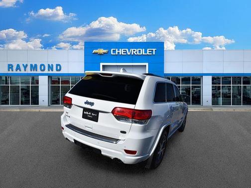 Bright White Clearcoat 2020 Jeep Grand Cherokee Overland