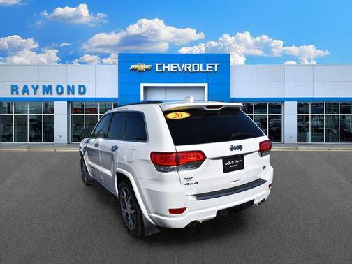 Bright White Clearcoat 2020 Jeep Grand Cherokee Overland