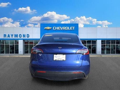 Deep Blue Metallic 2025 Tesla Model Y Long Range Dual Motor All-Wheel Drive