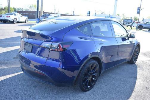 Blue 2025 Tesla Model Y Long Range Dual Motor All-Wheel Drive
