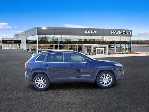 True Blue Pearlcoat 2015 Jeep Cherokee Limited