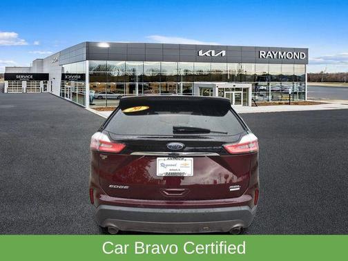 Burgundy 2020 Ford Edge SEL