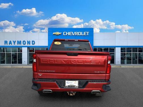 Red Tintcoat 2020 Chevrolet Silverado 1500 Custom