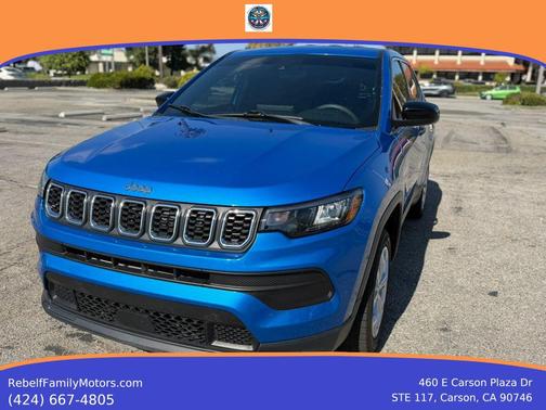 Hydro Blue Pearlcoat 2024 Jeep Compass Sport