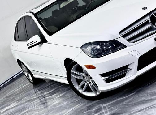 White 2013 Mercedes-Benz C-Class C 300 4MATIC Sport