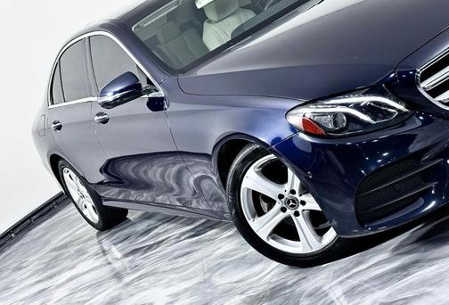 Blue 2018 Mercedes-Benz E-Class E 300 4MATIC Luxury