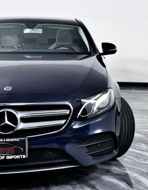 Blue 2018 Mercedes-Benz E-Class E 300 4MATIC Luxury