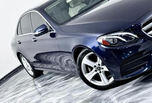 Blue 2018 Mercedes-Benz E-Class E 300 4MATIC