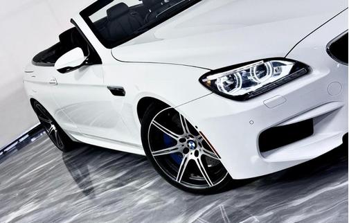 White 2014 BMW M6 Base