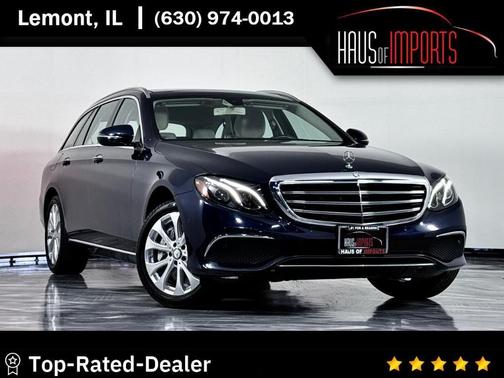 Blue 2017 Mercedes-Benz E-Class E 400 4MATIC Sport