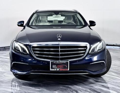 Blue 2017 Mercedes-Benz E-Class E 400 4MATIC Sport